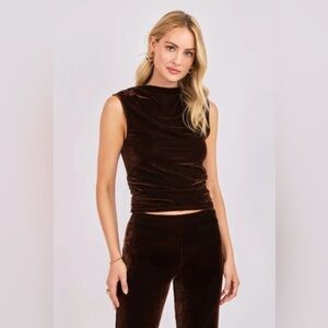 Midnight Oil Velvet Top